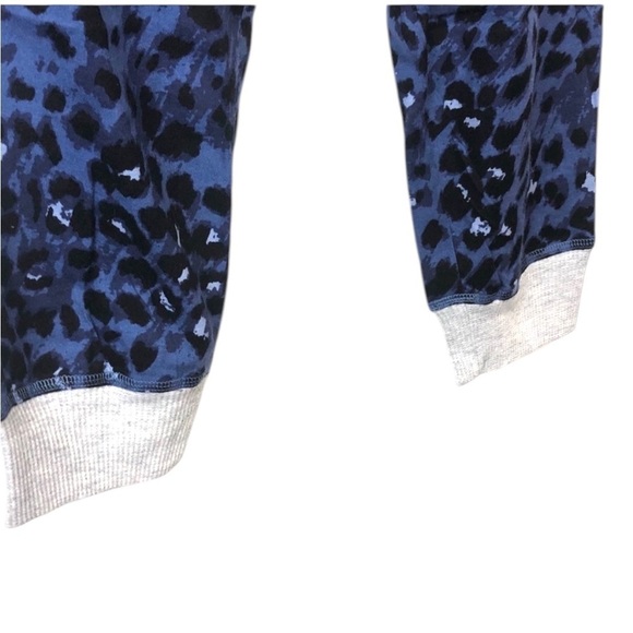 Aerie Cheetah Print Blue and Black Grey Lounge Sleep Pant NWT SZ M - Picture 5 of 12